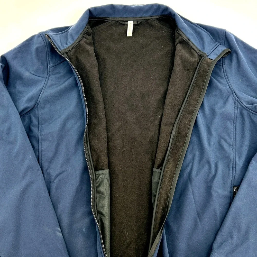 Kariban Softshell Jacket Men XL Navy‎ Blue K401 Water Repellent Gorpcore Outdoor
